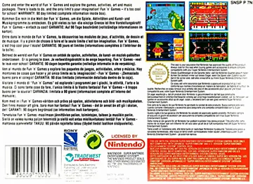 Fun 'n Games (Europe) box cover back